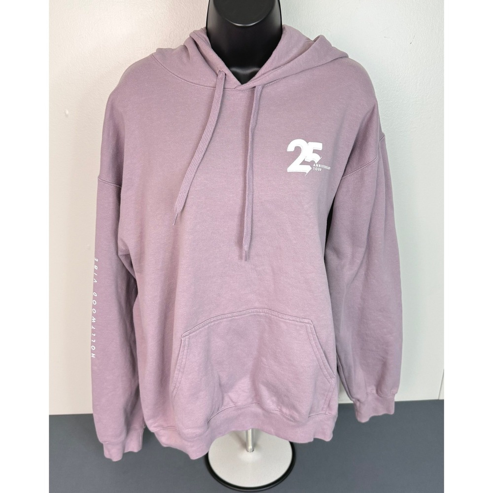 Gildan Women's 25 Anniversary Tour Pullover Hoodie Pink Size Large Outdoor